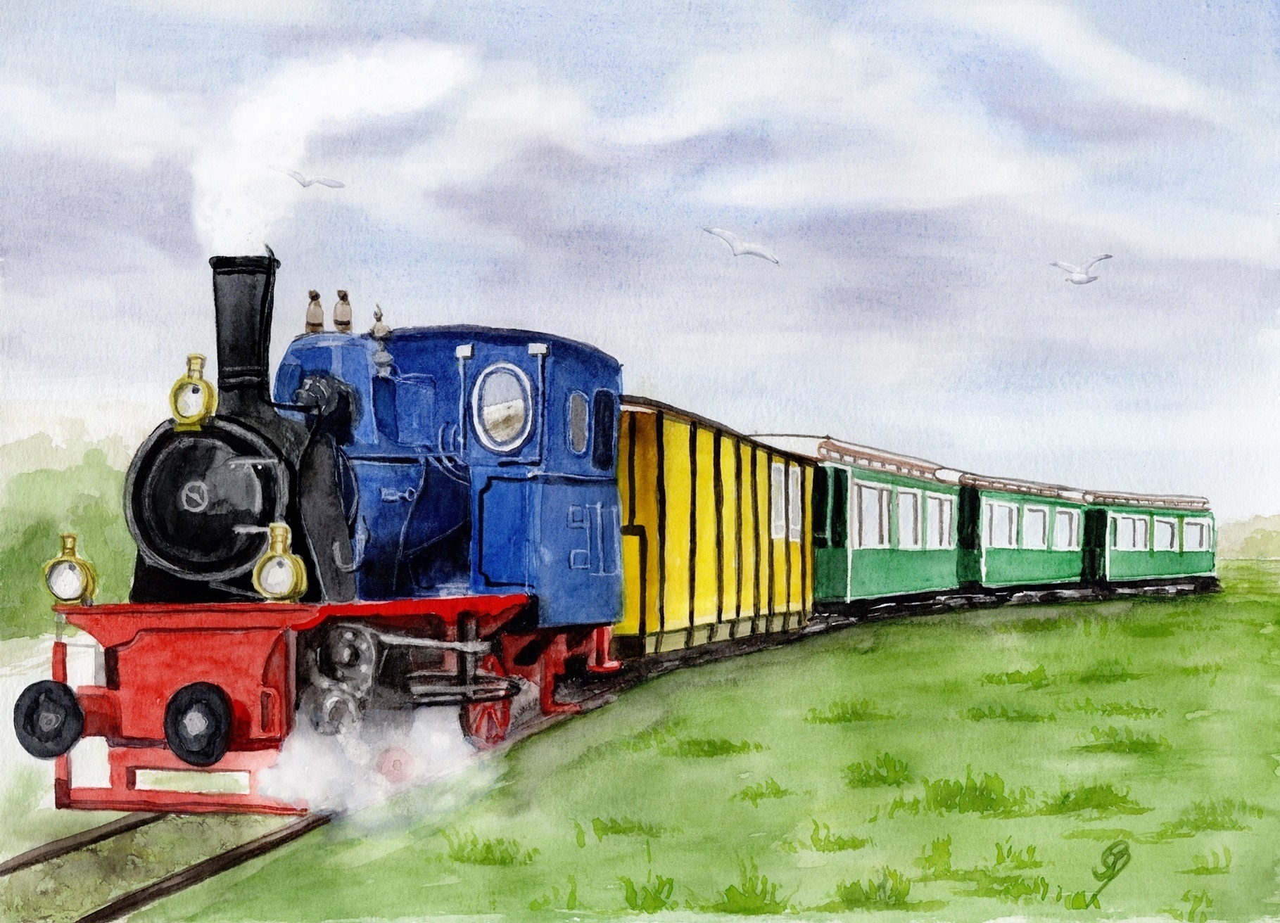 Borkum7 - Inselbahn